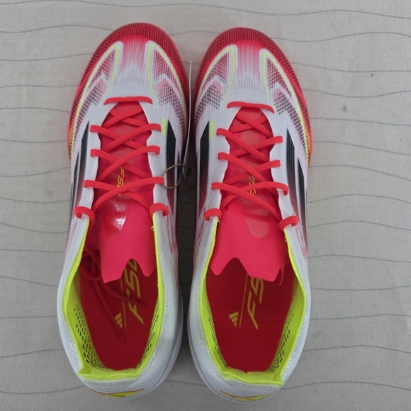 Adidas Mens F50 Pro TF Soccer Turf Cleats White/Multicolor IE1220 Size 6.5 NEW main image 10